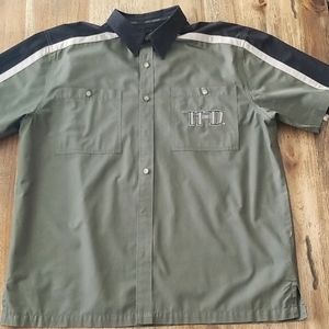 Harley Davidson button down shirt